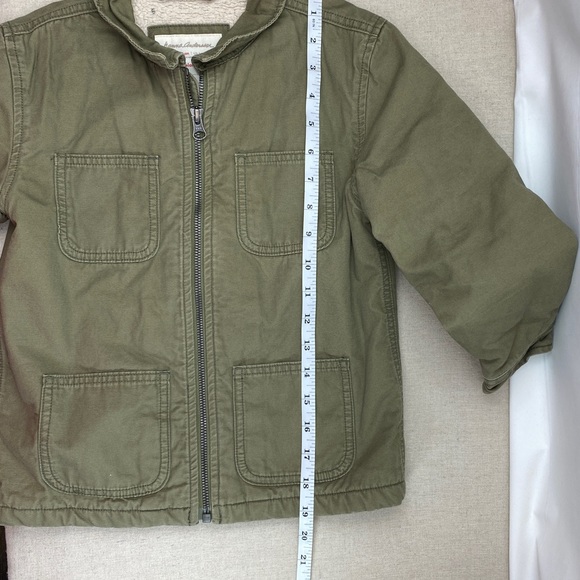Hanna Andersson Sherpa lined Utility Jacket size 110cm/5 US - Picture 14 of 15